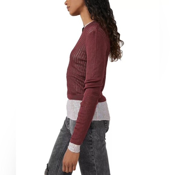 NWT Free People H20 Crew Pullover - Picture 4 of 6